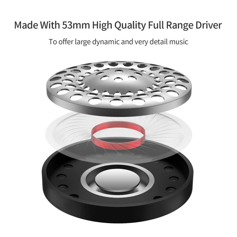 SoundMAGIC HP151 Over-Ear Wired Headphones for Monitoring & Recording, Closed-Back HiFi Stereo Headsets for Audiophiles, Work with All Audio Devices, Adjustable & Collapsible Design, Black - Image 2